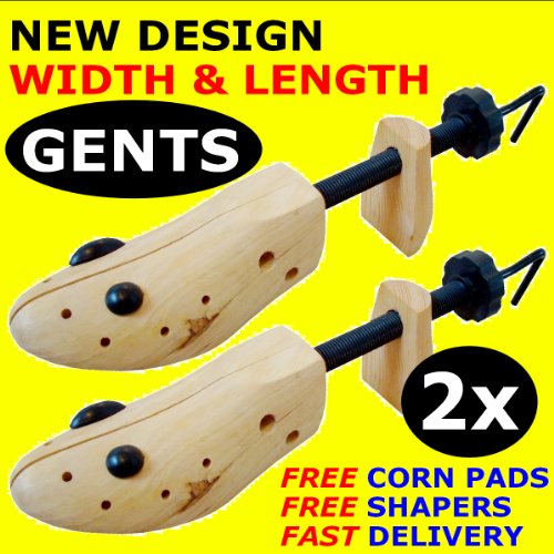 Shoe Stretchers GENT'S x 2 - FREE Corn Pads + FREE Shapers! Put an end to your bunions and blisters!