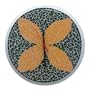 Mosaic clock, 'Butterfly Magic'