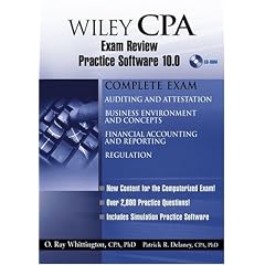 Wiley CPA Examination Review Practice Software 10.0 (Wiley CPA Examination Review for Windows)