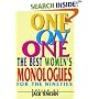 One on One: The Best Women's Monologues for the Nineties (Applause Acting Series)