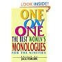 One on One: The Best Women's Monologues for the Nineties (Applause Acting Series)