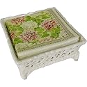 Ceramic Cocktail Napkin Holder, White