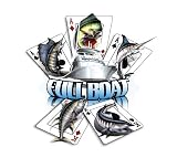 Full Boat (Sailfish, Marlin, Tuna, Dolphin, Wahoo) Poker Fishing T-shirt
