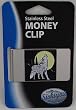 Howling Wolf Money Clip