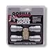 Gorilla Automotive 61621 Acorn Guard Locks (12mm x 1.25" Thread Size) - Pack of 4