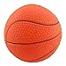 Dogloveit Rubber Basketball Squeaker Dog Toy,Orange,2.75