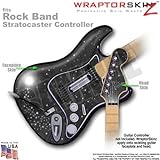 Stardust Black WraptorSkinz Skin fits Rock Band Stratocaster Guitar for Nintendo Wii, XBOX 360, PS2