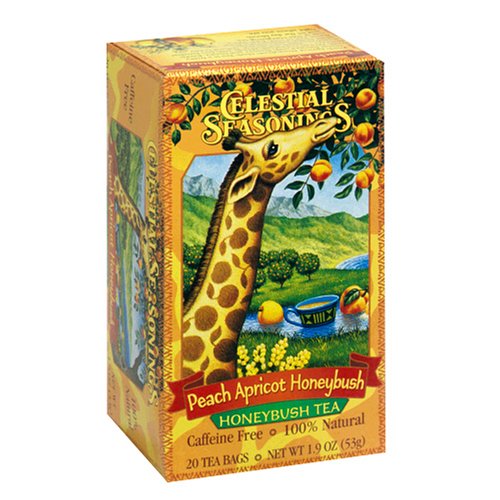 Celestial Seasonings African Tea, Peach Apricot Honeybush, Tea Bags, 20-Count Boxes (Pack... by Celestial Seasonings