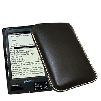 Ectaco Jetbook Lite E-book Reader Housse Lecteur Ebook Etui Liseuse eReader Protection Livre électronique Pochette en cuir Ectaco Jetbook Lite E-book Reader Housse Lecteur Ebook Etui Liseuse eReader Protection Livre électronique Pochette en cuir
