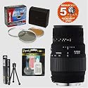 Sigma 70-300mm f/4-5.6 DG Macro Zoom Telephoto Lens & Filters & 6 Year Warranty for Canon EOS