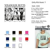 WRANGLER BUTTS DRIVE ME NUTS! T-Shirt - 100% Baby Rib Jersey Combed Cotton WOMEN'S T-Shirt - Sweat Shop Free