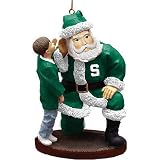 Michigan State Spartans NCAA Santa's Secret Tree Ornament