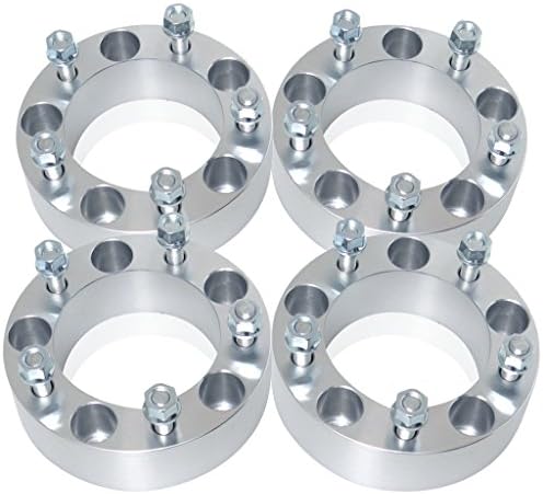 4pcs 1.5" 5x4.5 to 5x4.5 Wheel Spacers Adapters with 1/2" Studs for 5 Lug 5x114.3 Jeep Cherokee,Liberty,Wrangler 1987-2006,Grand Cherokee,Comanche