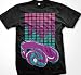 Neon Headphones and Equalizer T-shirt, Men's DJ EQ Oversized Neon Design Shirts