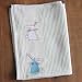 Kitchen & Housewares : Cottontail Embroidered Waffleweave Dishtowel