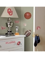 Baby Product: Magnificent Peel & Stick By RoomMates University of Oklahoma Wall Decals - Room-Mates