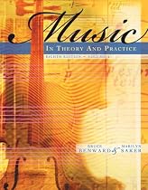 Music in Theory and Practice, Volume 1 with Audio CD