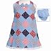 Infant Girls Clothes BLUE Checked Dress Bloomer Set BONNIE JEAN 12-24M