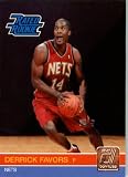 2010 / 2011 Donruss # 230 Derrick Favors New Jersey Nets NBA Rookie Card - In Protective Screwdown Case!