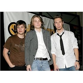 Photographic Print of HANSON PERFORMING AT THE VIRGIN MEGASTORE, NEW YORK, AMERICA - 20 APR 2004 from Rex Features