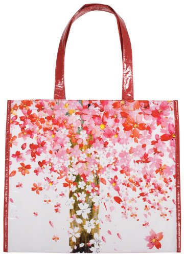 Masha Reusable Tote, Cherry Tree Design