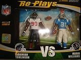 Re Plays NFL 2 Pack: San Diego Chargers LaDainian Tomlinson vs Houston Texans Mario Williams 4 Action Figures 510YmyHSzVL. SL160 Re Plays NFL 2 Pack: San Diego Chargers LaDainian Tomlinson vs Houston Texans Mario Williams 4 Action Figures