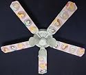 Ceiling Fan Designers 52FAN-DIS-PPC Disney Princesses- Oval Ceiling Fan 52 in.