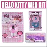 Sakar Hello Kity 49709 Webcam Plus Hello Kitty Keyboard 90309 and Hello Kitty Mouse 81409