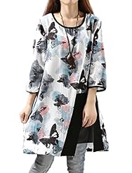 Cotton/Linen  Shirt  Dress