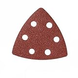 Silverline 10 Pack 90mm 240 Grit Hook & Loop Triangle Sanding Sandpaper Sheets