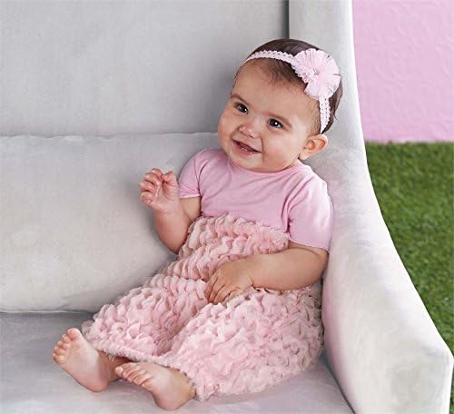 Mud Pie Baby Girl Chiffon Gown and Headband Set