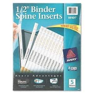 Binder Spine Insert