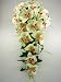 Tropical Silk Orchid Cascade - Wedding Bouquet