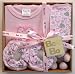 Bee Bo Baby Boxed Gift Set Bodysuit Bib Booties and Soft Toy