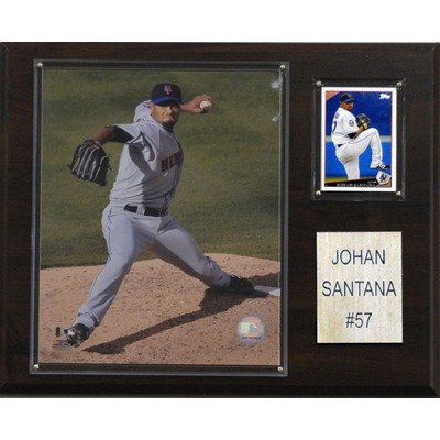 MLB New York Mets Johan Santana Player Plaque