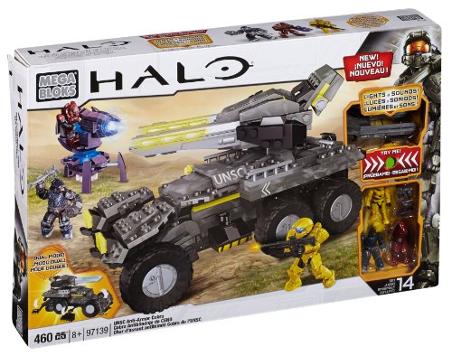 Mega Bloks Inc Mega Bloks Halo UNSC Anti Armor Cobra Lights Sounds