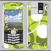 Blackberry 8100 Pearl white/ green dots Skin 31045