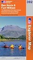 Ben Nevis and Fort William, The Mamores and The Grey Corries, Kinlochleven and Spean Bridge (OS Explorer Map): The Marmores & The Grey Corries, ... Bridge. Showing part of the West Highland Way