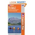 Ben Nevis and Fort William, The Mamores and The Grey Corries, Kinlochleven and Spean Bridge (OS Explorer Map): The Marmores & The Grey Corries, ... Bridge. Showing part of the West Highland Way