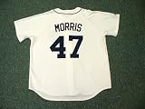 JACK MORRIS Detroit Tigers Majestic Athletic Home Baseball Jersey