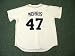 JACK MORRIS Detroit Tigers Majestic Athletic Home Baseball Jersey, LARGE