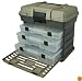 Plano Molding 1373 Stow N Go Tool Box with 3-Utility Organizers, Graphite Gray and Sandstone