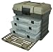 Plano Molding 1373 Stow N Go Tool Box with 3-Utility Organizers, Graphite Gray and Sandstone