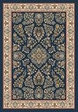 Milliken Halkara 8 x 11 Oval Candle Blue Area Rug