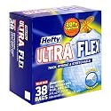 Hefty Ultra Flex Drawstring Tall, 13 Gallon Kitchen Bags, Six - 38 Count Boxes (228 Bags)