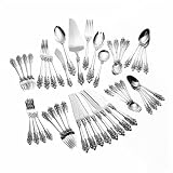 Wallace Grande Baroque 46-Piece Sterling Silver Flatware Set, Service for 8