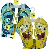 Hot Summer Spongebob Fun Combo - One Set of Spongebob Sandals and One Set of Spongebob Arm Float