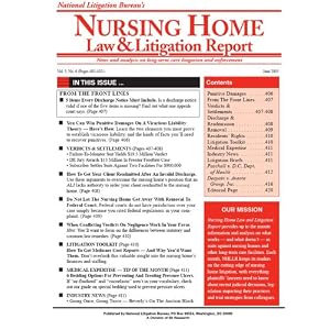 Nursing Home Law and Litigation Report by