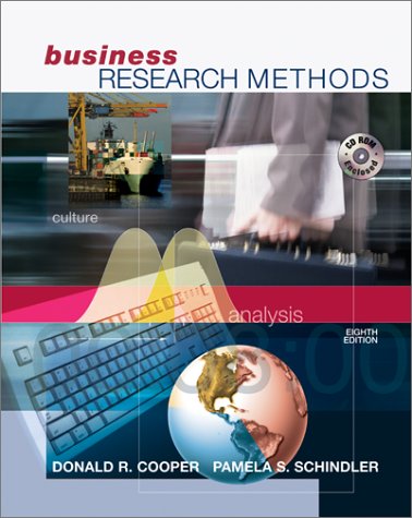 Business Research Methods (McGraw-Hill/Irwin Series Operations and Decision Sciences)