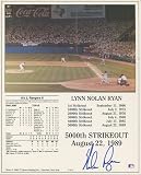 Nolan Ryan Autographed/Signed 8x10 Photo Card